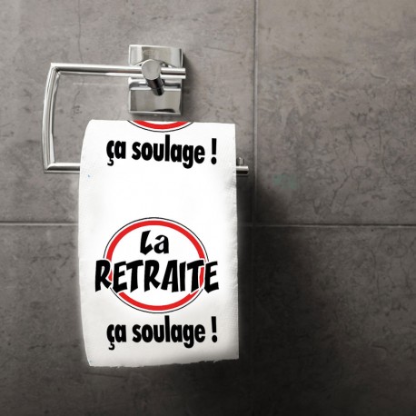 Papier Toilette Bonne Retraite : Achat Cadeau Départ Retraite sur Rapid