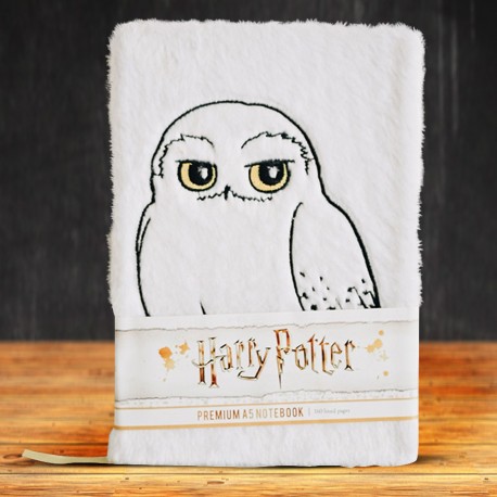 Carnet de Notes Harry Potter Hedwige Premium Fourrure sur Rapid Cadeau