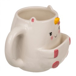 Tasse Licorne avec Poche Porte-Biscuit