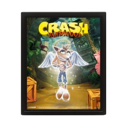 Cadre Crash Bandicoot Effet Animé 3D