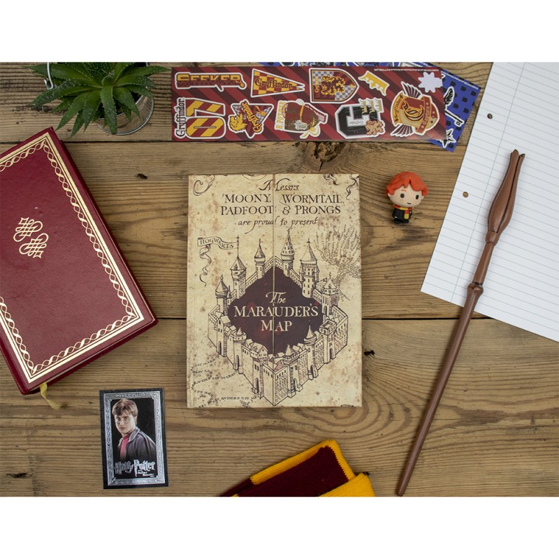 Carnet A5 Harry Potter La carte du Marauder