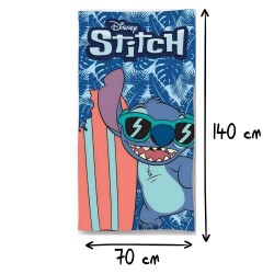 Serviette de Plage Stitch Disney Hawaii Surfeur