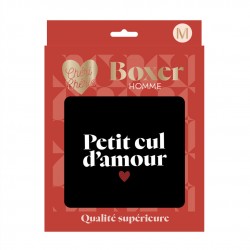 Boxer Noir Petit Cul d'Amour