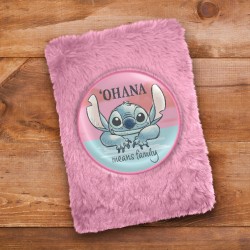 Carnet de Notes Fourrure Rose Stitch Disney Ohana