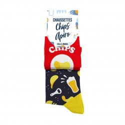 Chaussettes Humoristiques Plats et Boissons Mythiques