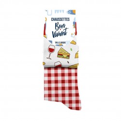 Chaussettes Humoristiques Plats et Boissons Mythiques